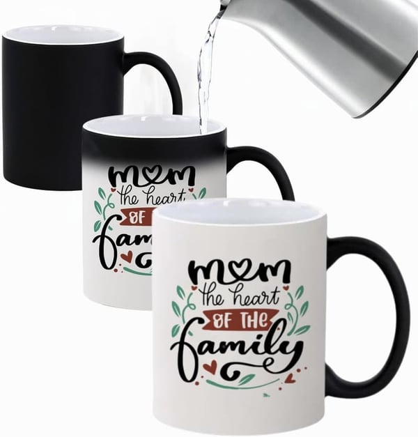 Mother's Day Heartwarming Heat Change Mug - Funny Gift