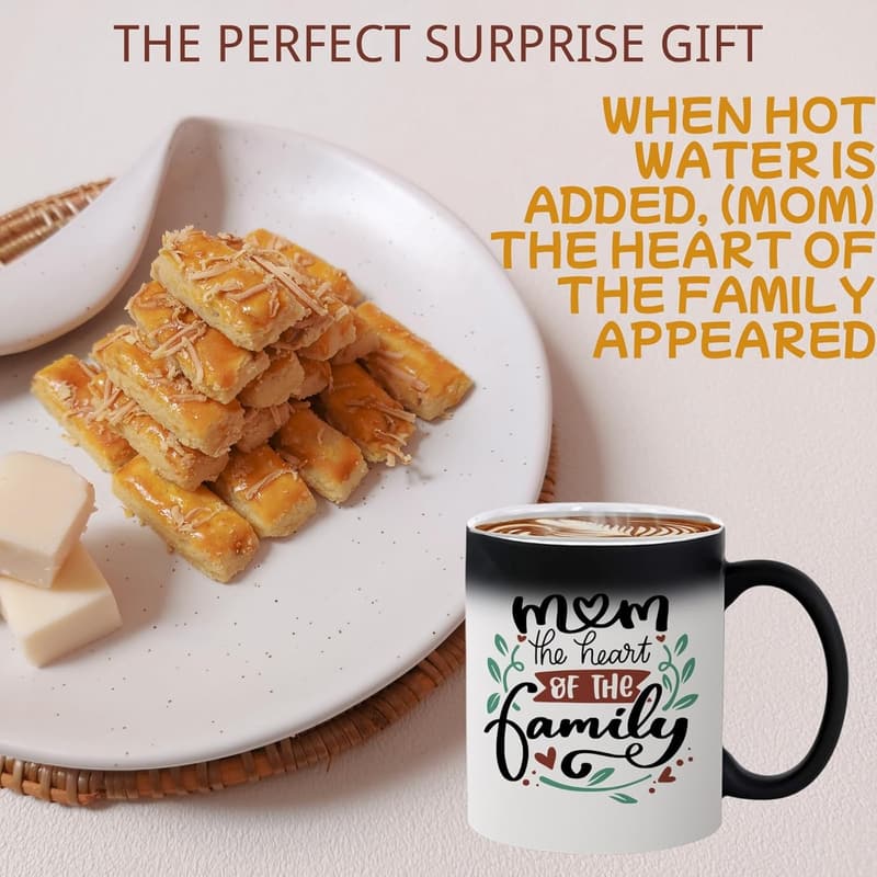Mother's Day Heartwarming Heat Change Mug - Funny Gift
