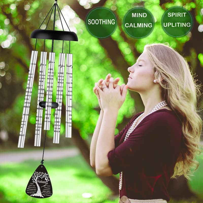 Sympathy Memorial Wind Chimes for Loss of Loved One