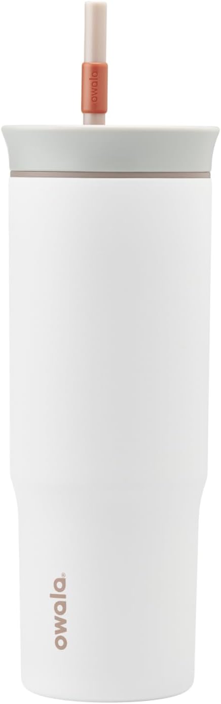 Insulated 24 oz Travel Tumbler with Spill-Resistant Lid