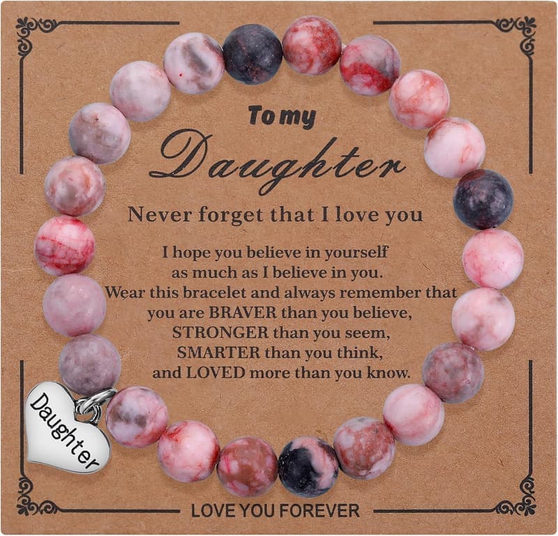 Daughter's Birthday Bracelet - Inspirational Gift from Mom & Dad