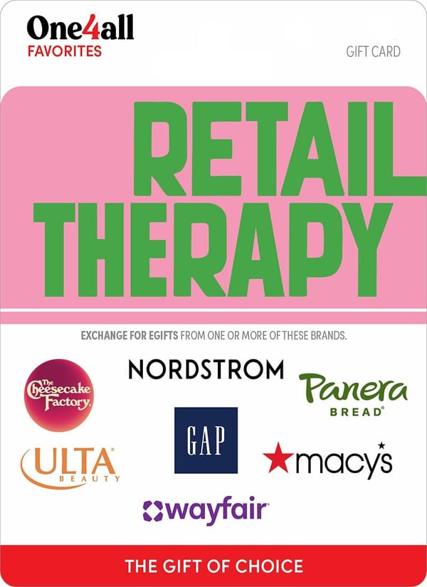 Retail Therapy Gift Card - Multi-Brand Choice