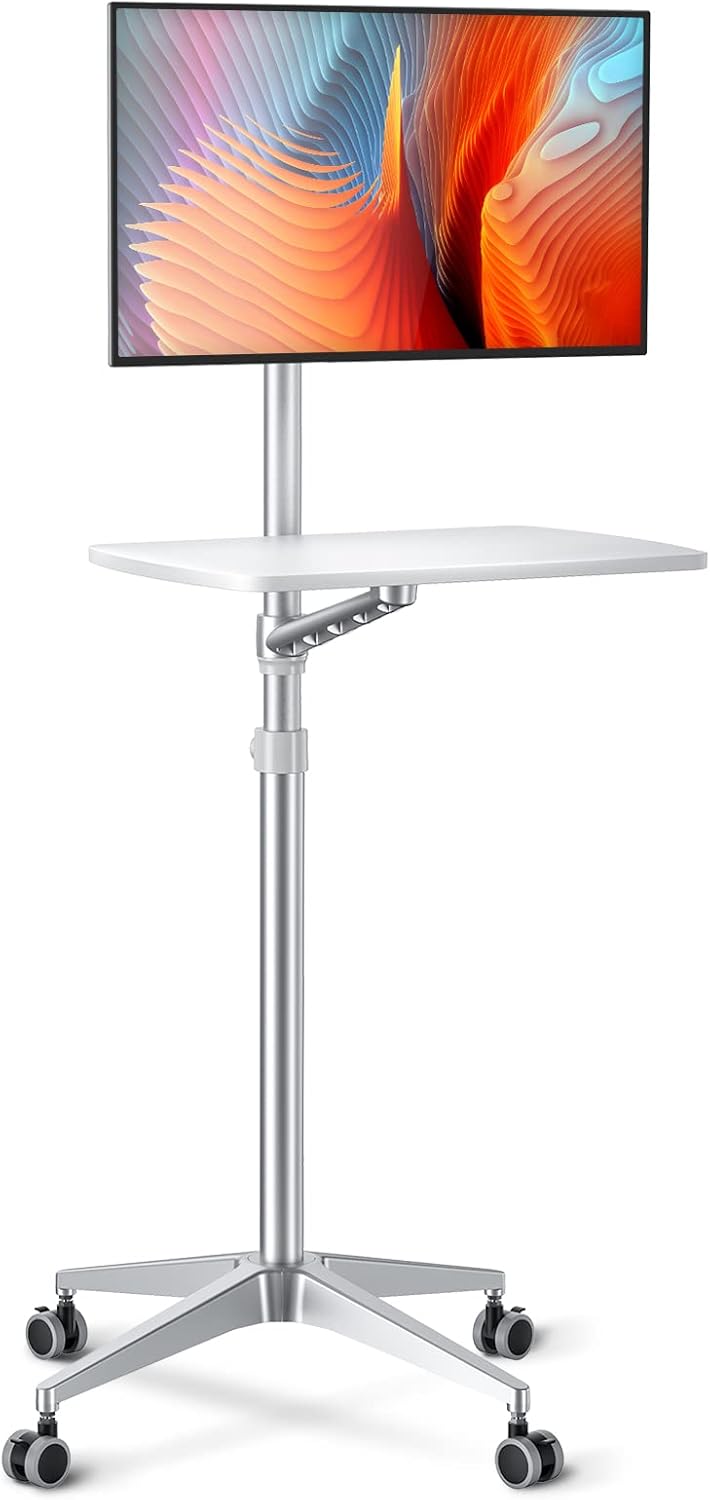 Height Adjustable Mobile Desk and Laptop Stand, 34