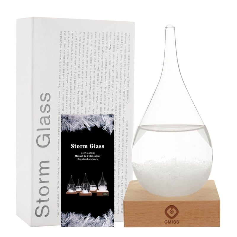 Storm Glass Bottle Decoration for Home & Office