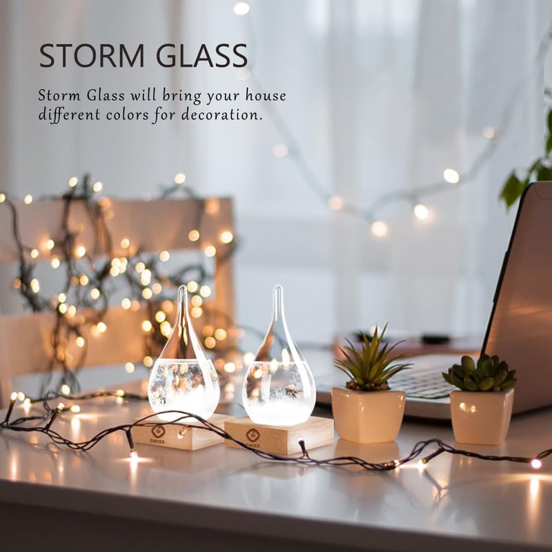 Storm Glass Bottle Decoration for Home & Office