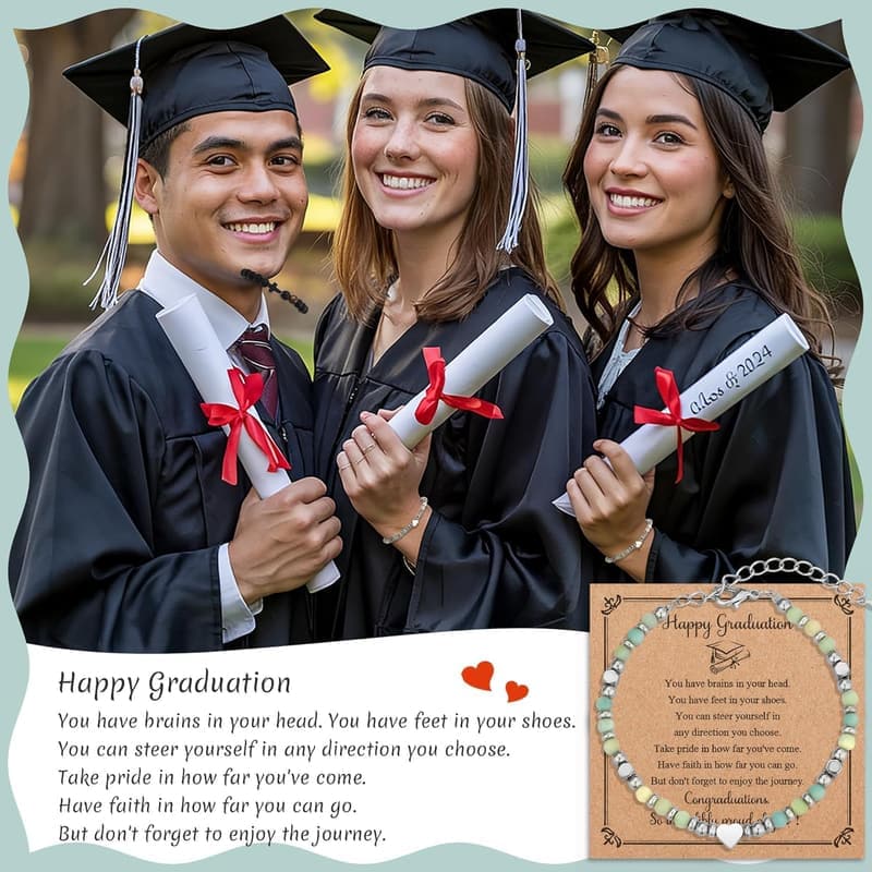 Inspirational Gemstone Bracelet for Graduation Gifts for Her