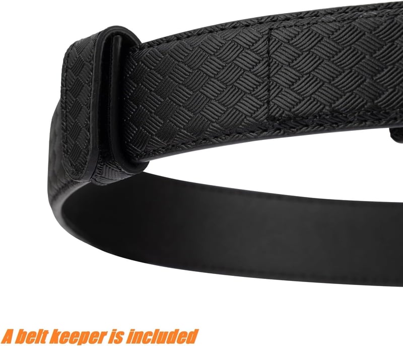 Genuine Leather No-Scratch Work Belt for Technicians 1 3/8