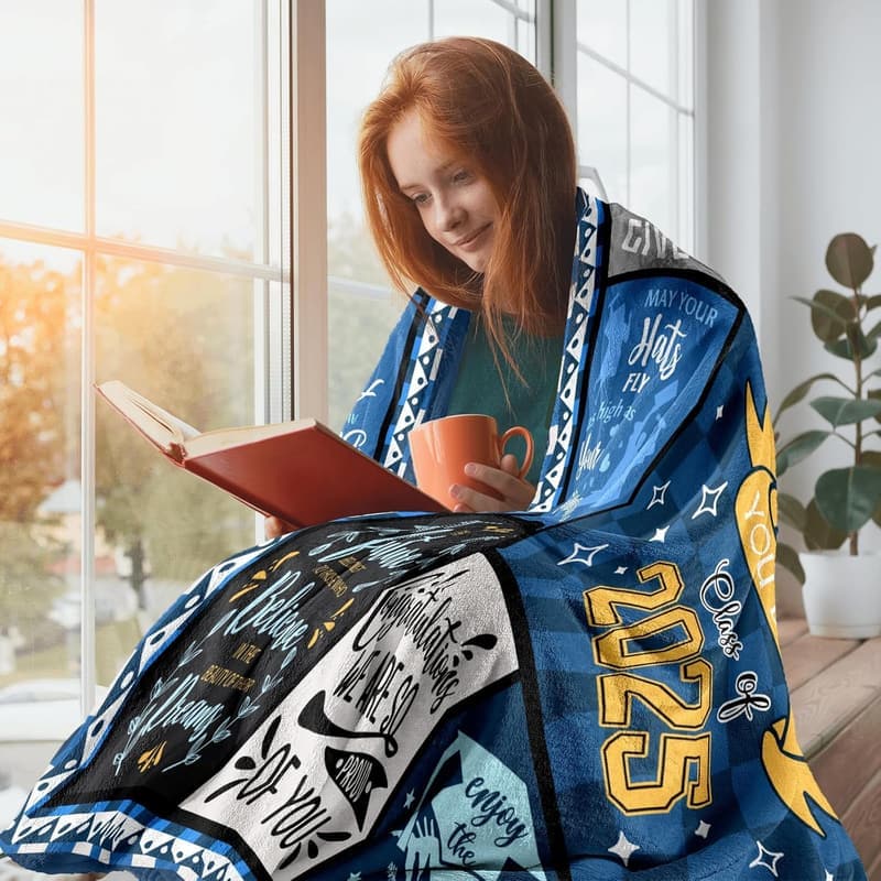 2025 Graduation Blanket Gift for Men, 60