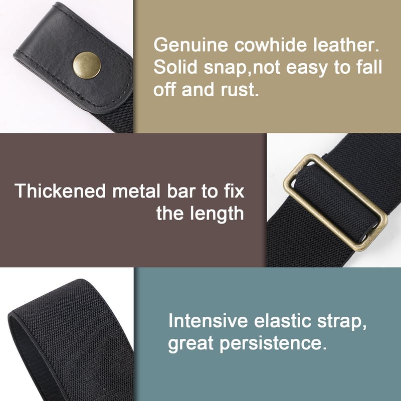 Father's Day Gift: WERFORU No Buckle Stretch Belt for Men