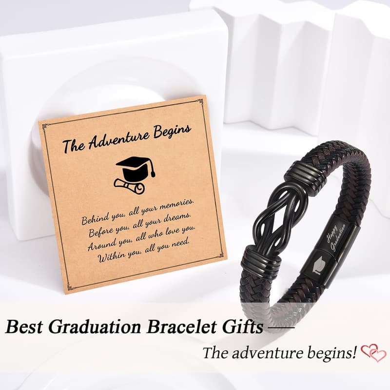 Graduation Bracelet Gift for Him - Perfect for Seniors