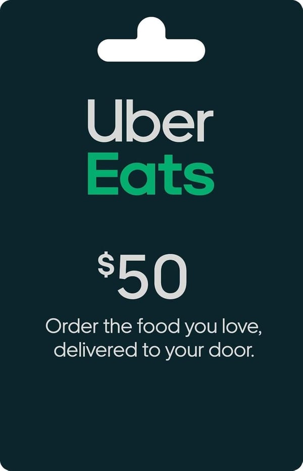 Uber Eats Gift Card for Food Delivery