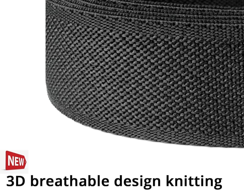 Plus Size Men's Stretch Elastic Web Belt, Black, 39'' to 75''