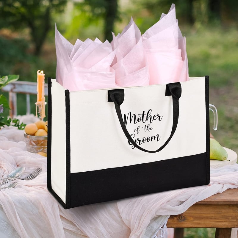 Mother of the Groom Tote Bag with Makeup Bag