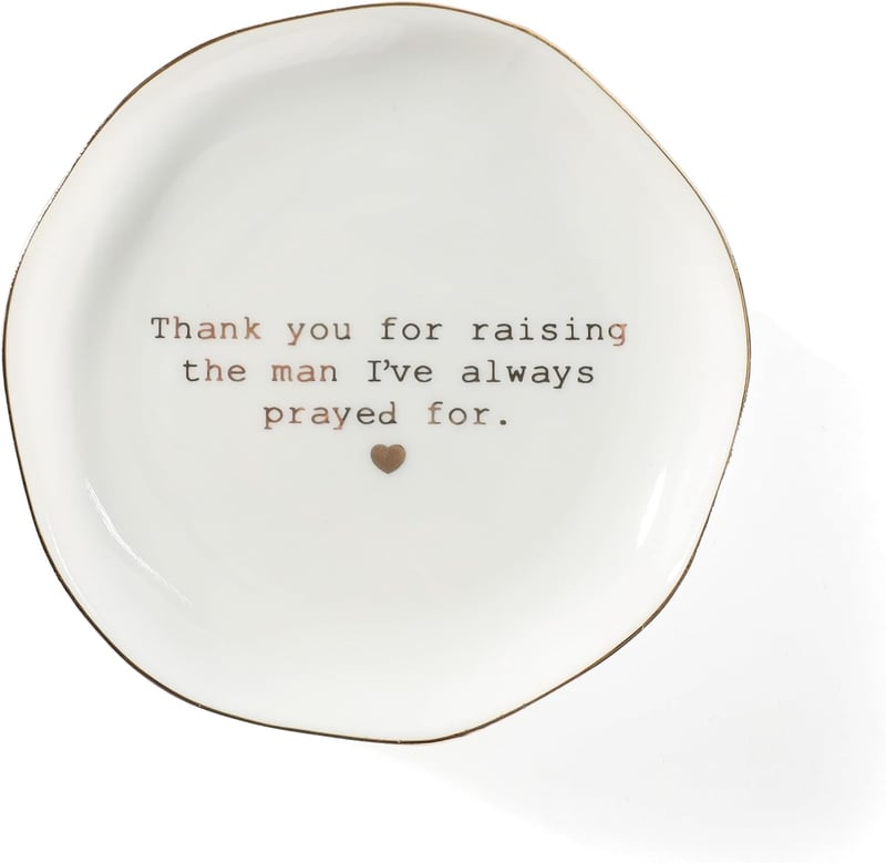 Mother of Groom Ceramic Ring Dish - Wedding Gift from Bride