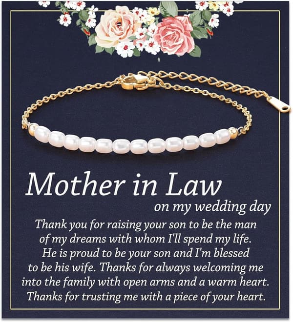 Artificial Pearl Bracelet for Women, Perfect Gift for Mom