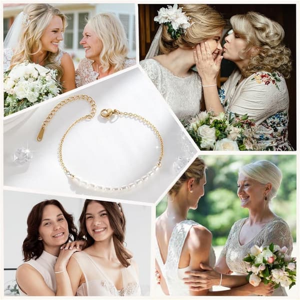 Artificial Pearl Bracelet for Women, Perfect Gift for Mom