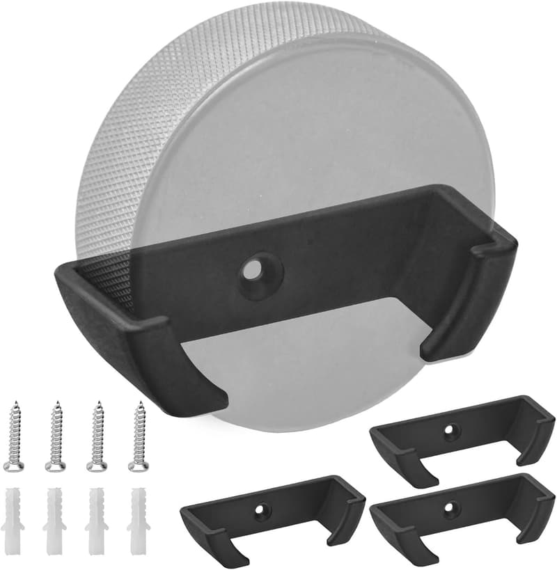 Hockey Puck Wall Display Rack - 4 Pack Wall-Mount Holder