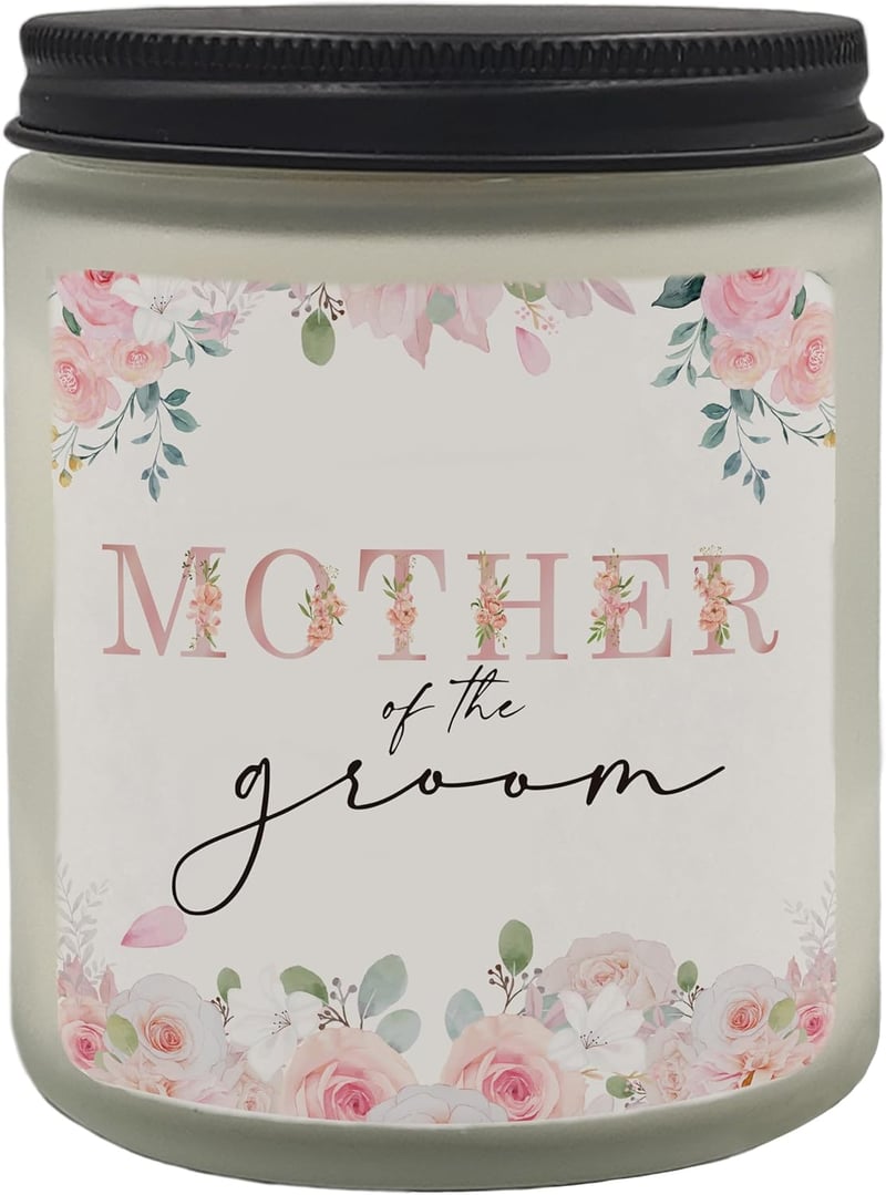 Lavender Scented Jar Candles for Mother of the Groom