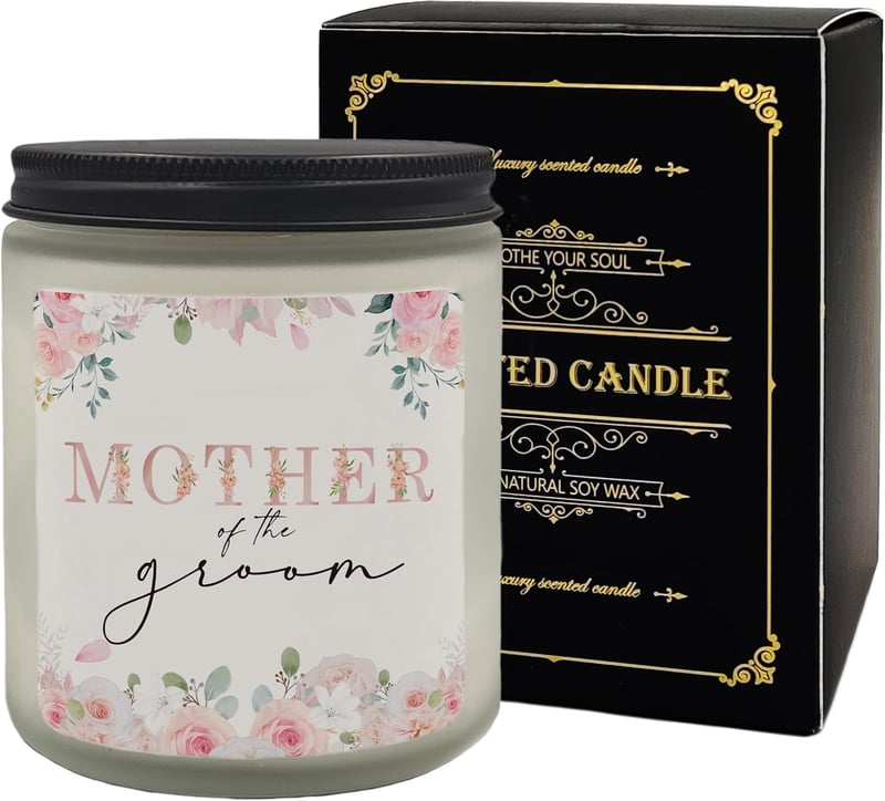 Lavender Scented Jar Candles for Mother of the Groom