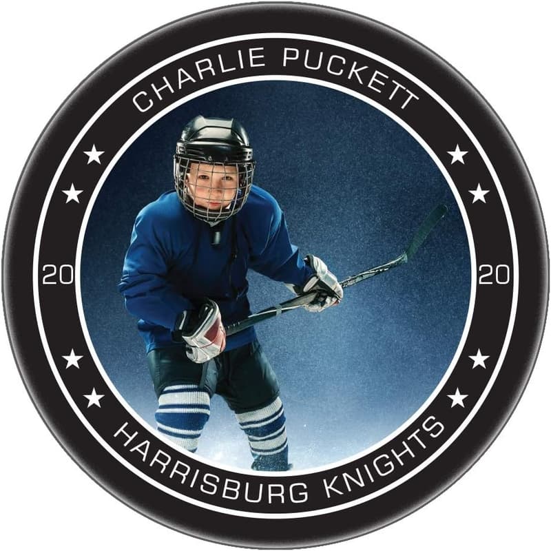 Personalized Photo Hockey Puck Gift for Sports Fans