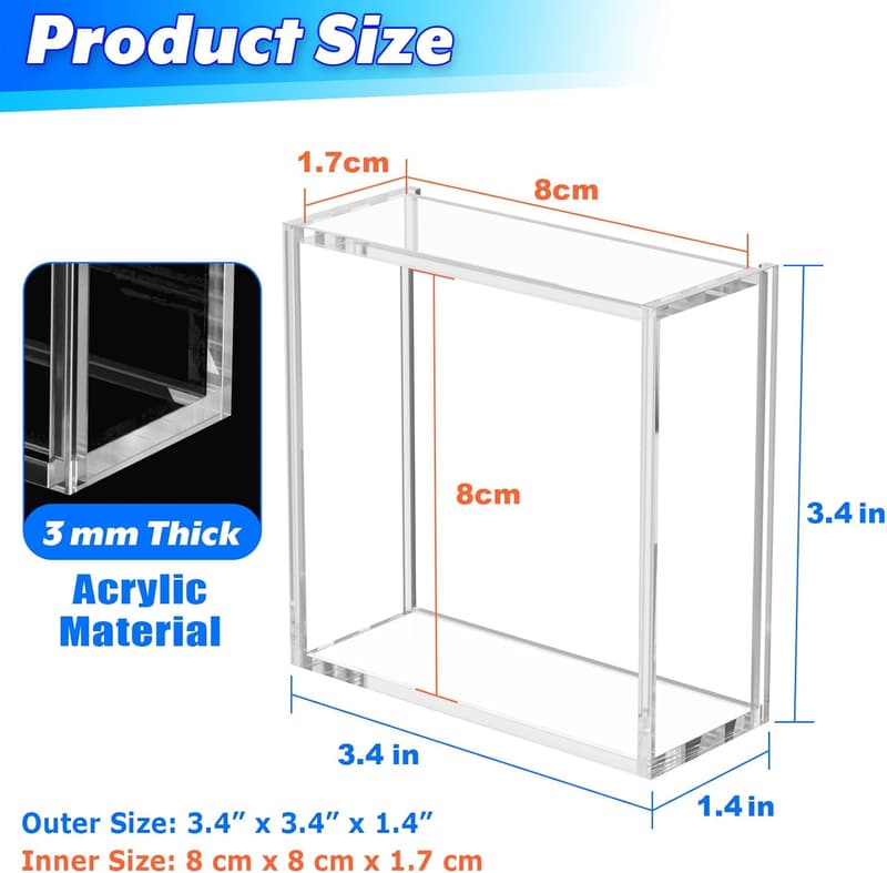 Hockey Puck Display Case – Acrylic Wall Mount Showcase