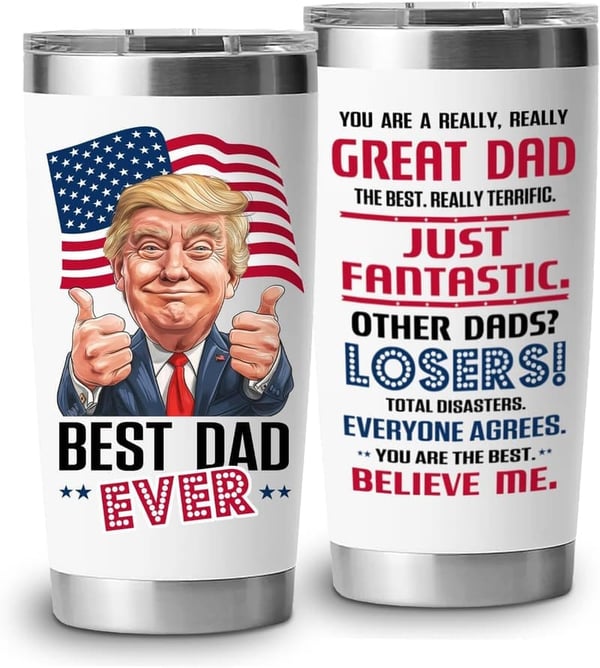 Father's Day 20 oz Tumbler - Best Dad Ever Gift