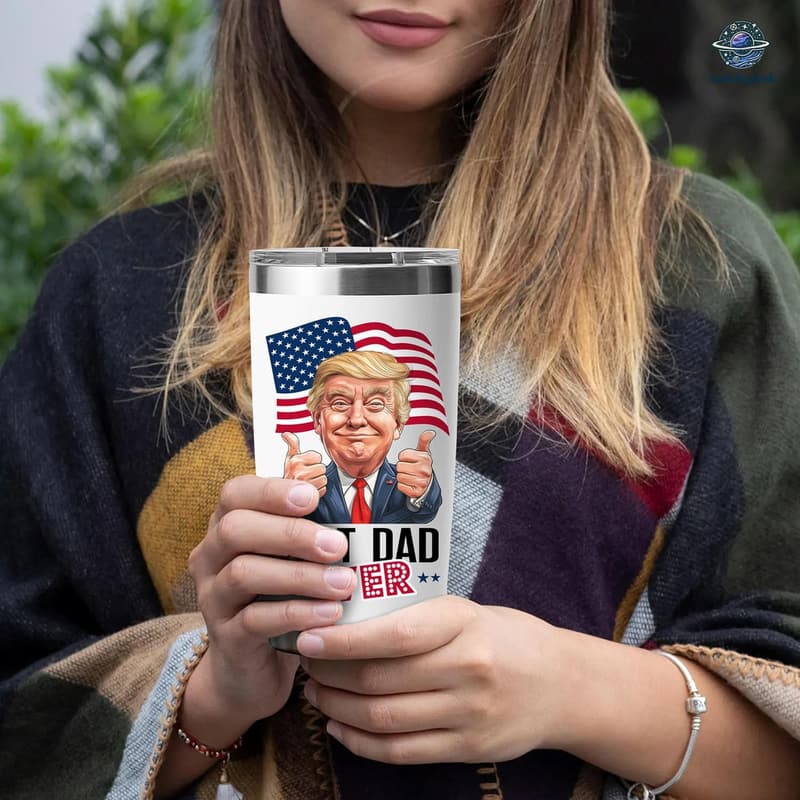 Father's Day 20 oz Tumbler - Best Dad Ever Gift