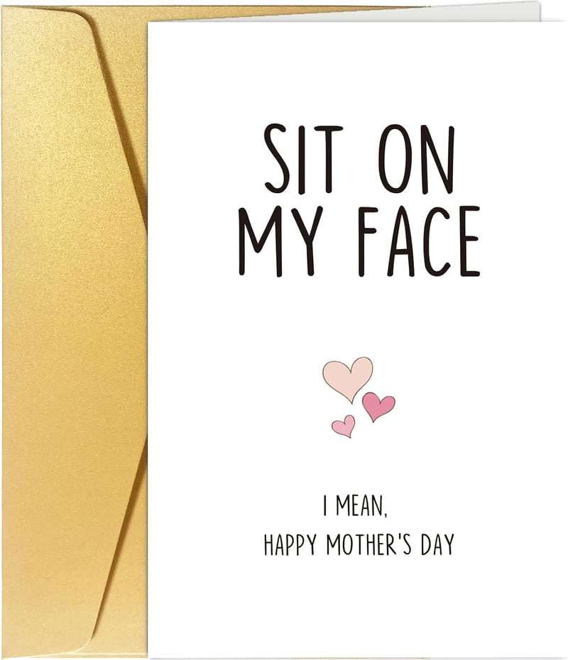 Naughty Mother's Day Card for Wife or Girlfriend