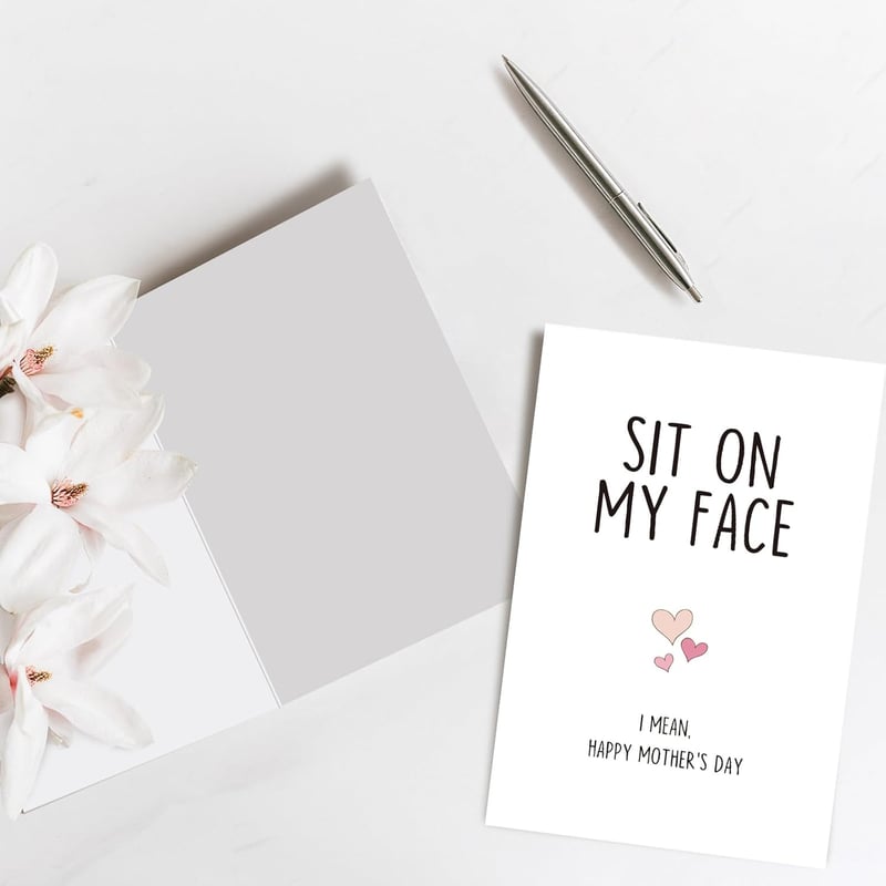Naughty Mother's Day Card for Wife or Girlfriend