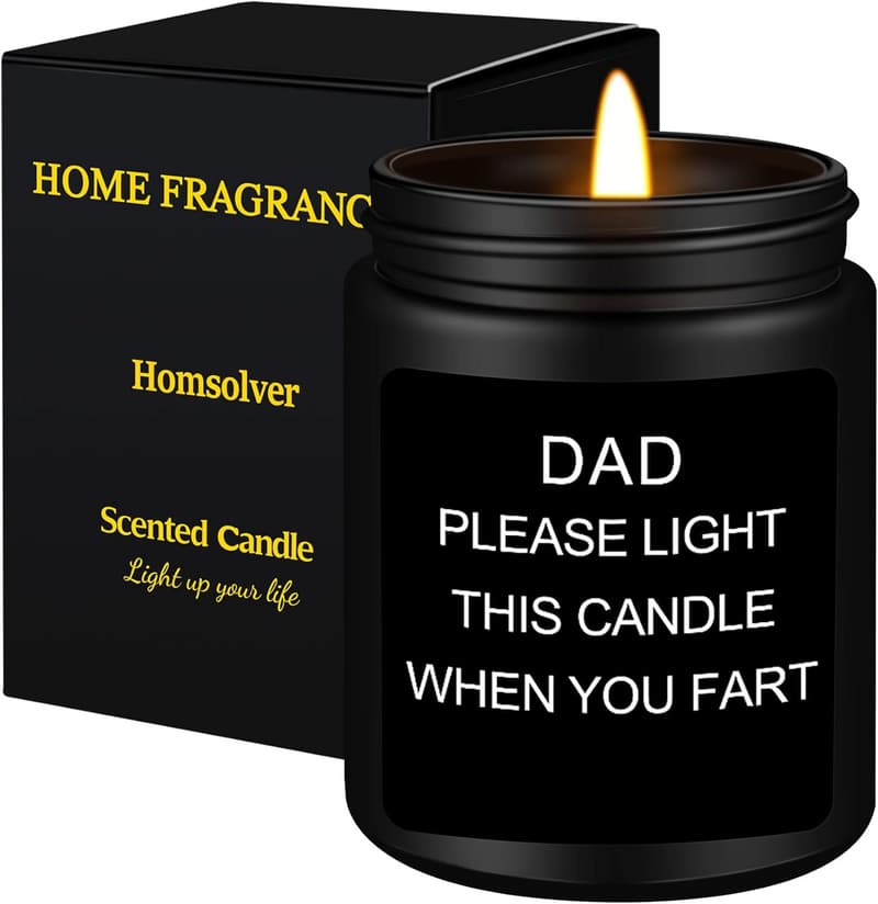 Father's Day Sandalwood Scented Candle (7 oz) for Dad