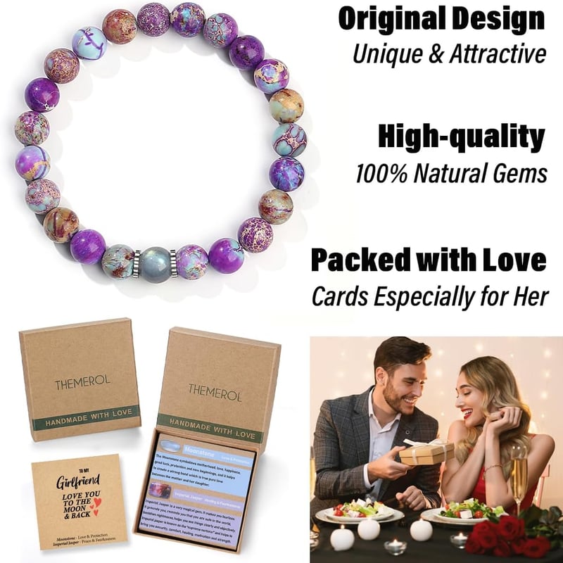 Natural Gemstone Bracelet for Women - Ideal Gift for Any Occasion