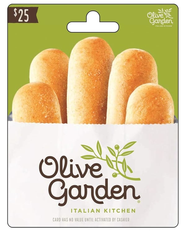 Olive Garden $25 Gift Card for Dining Enthusiasts