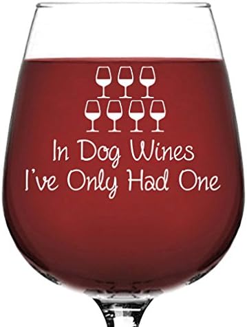 Funny Dog Mom Wine Glass Gift for Mother's Day