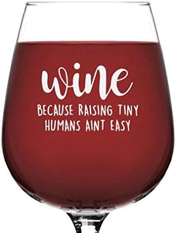 First Mother's Day Wine Glass for New Moms