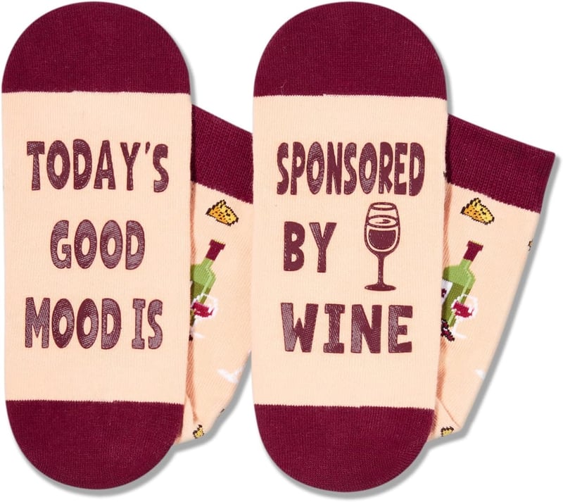 Funny Drink Lover Gift Set - Wine, Beer, Coffee Socks