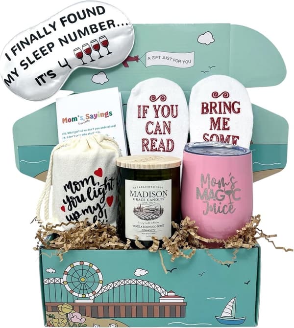 Mother's Day Wine Gift Box for Mom and Women