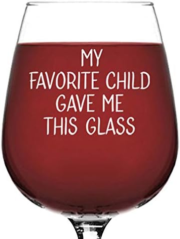 Funny Wine Glass for Mom - Mother's Day Gift from Kids