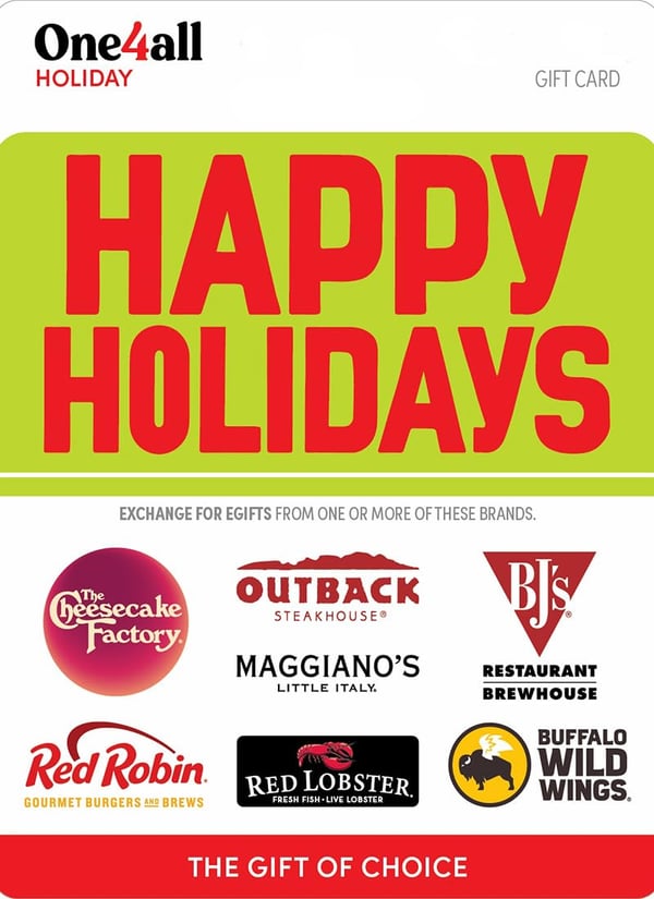 Holiday Dining Gift Card