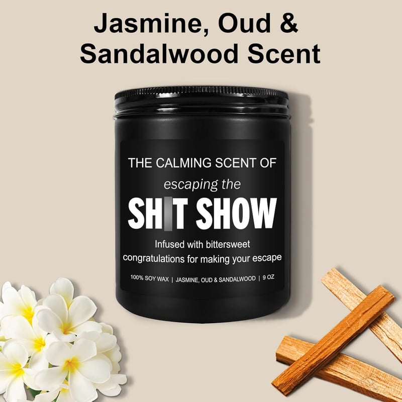 Going Away Candle - Sarcastic Farewell Gift for Coworkers