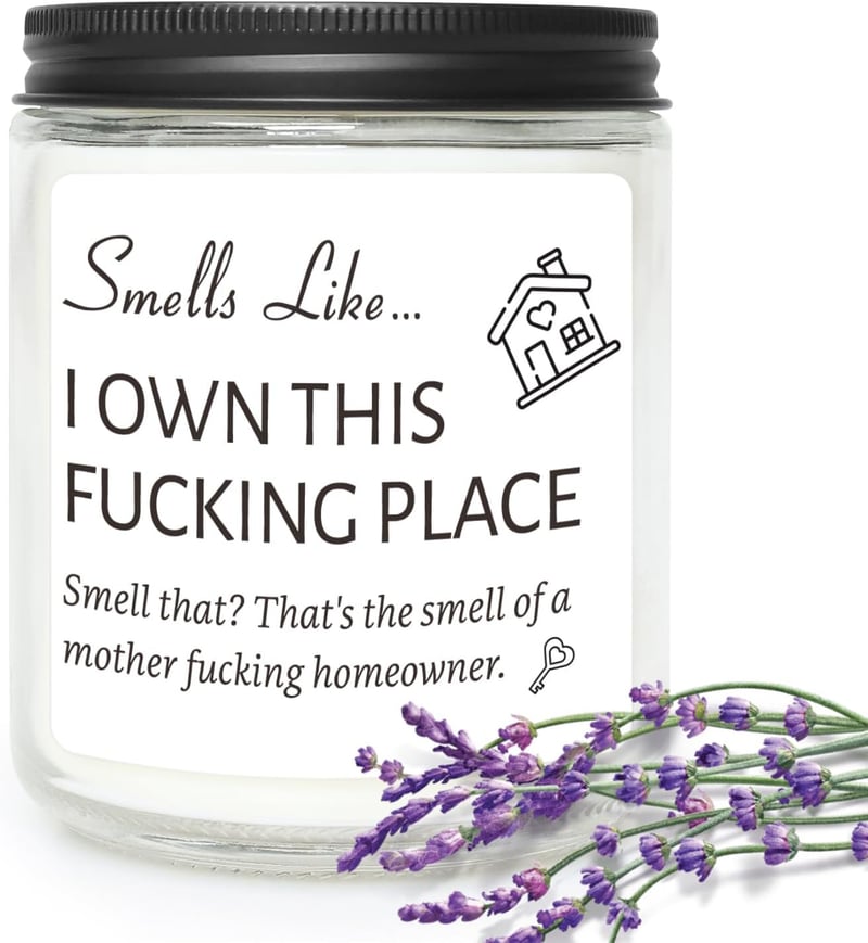 Lavender Scented Candle for New Homeowners