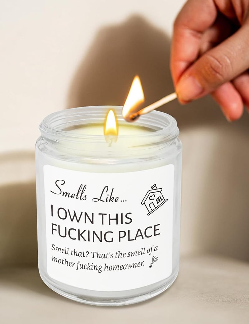 Lavender Scented Candle for New Homeowners