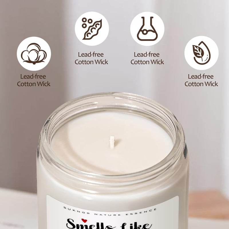 Retirement Gift: 7oz Lavender Scented Soy Candle for Women