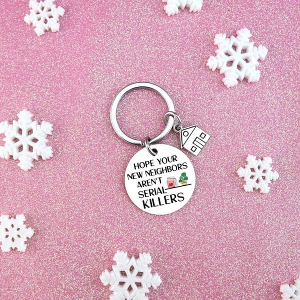 Funny New Home Keychain – Perfect Housewarming Gift for Women