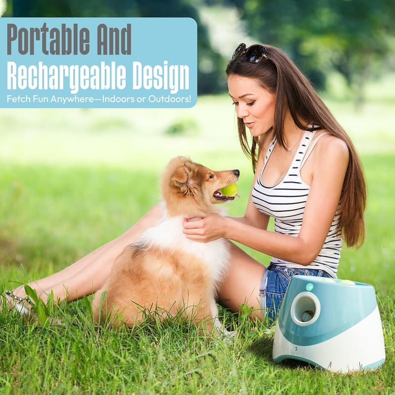 Automatic Dog Ball Launcher for Small to Medium Dogs