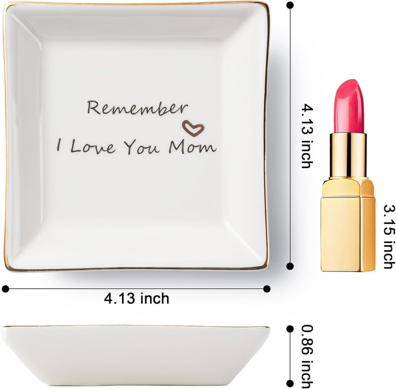 Friendship Ring Dish - Ceramic Jewelry Tray for Women
