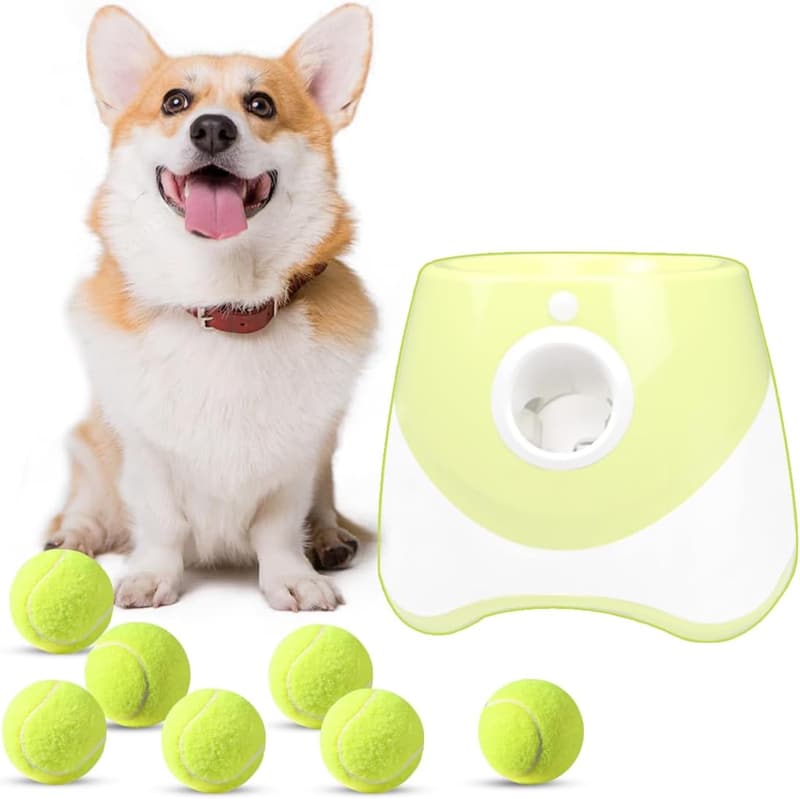 2-Inch Dog Tennis Balls - 6 Pack for Easy Fetch Play