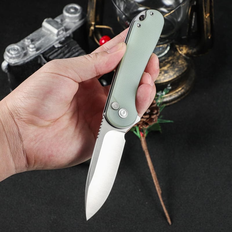 CIVIVI Elementum II Folding Knife with G10 Handle, 2.96
