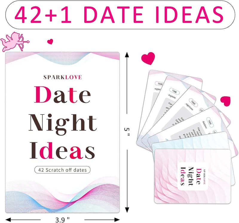 Valentine's Day Scratch-Off Date Night Cards for Couples