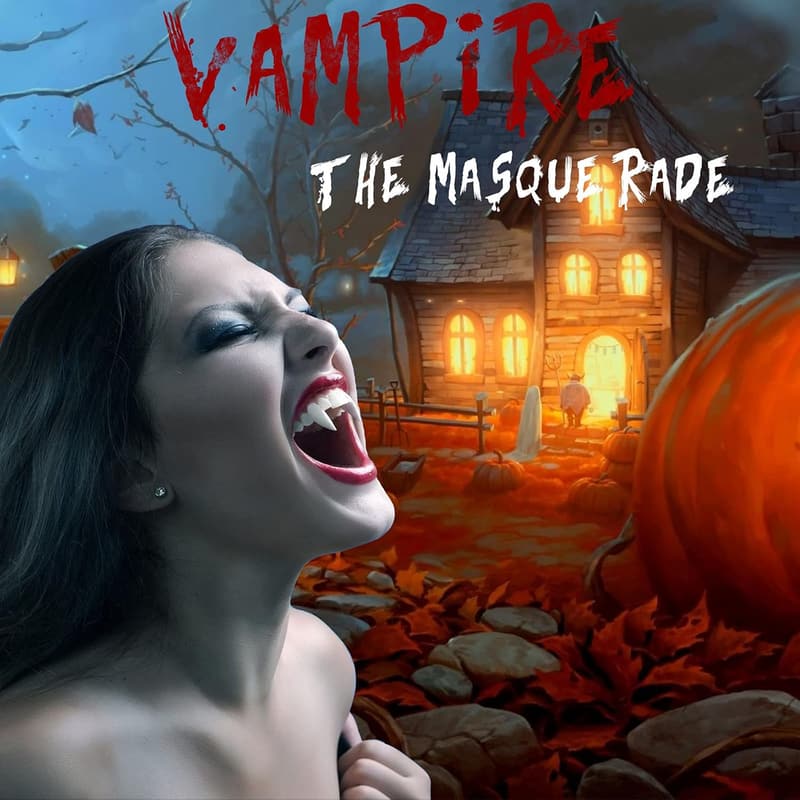 Vampire Fangs Set with Adhesive for Halloween Cosplay