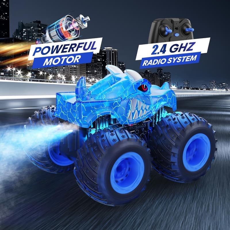 All-Terrain RC Monster Truck for Kids Ages 3-8